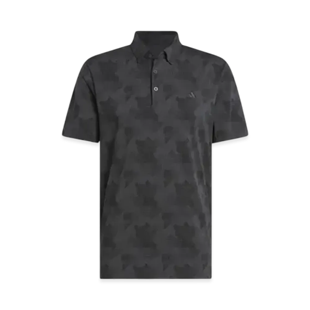 adidas GO-TO Print Polo Shirt "Carbon/Black"