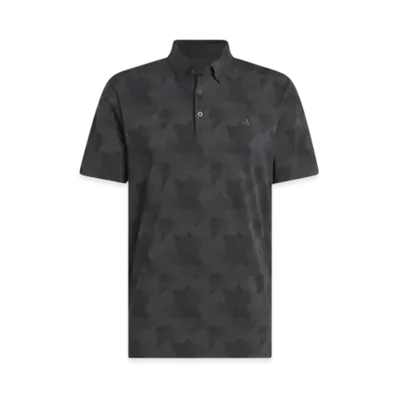 adidas GO-TO Print Polo Shirt "Carbon/Black"