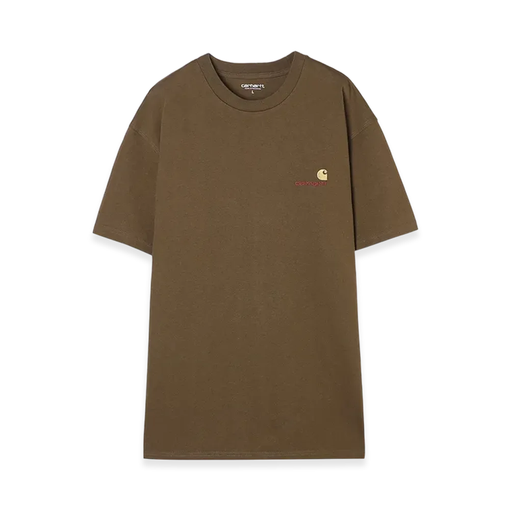 Carhartt WIP S/S American Script Tee "Lumber"