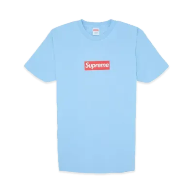 Supreme 20th Anniversary Box Logo Tee "Light Blue"