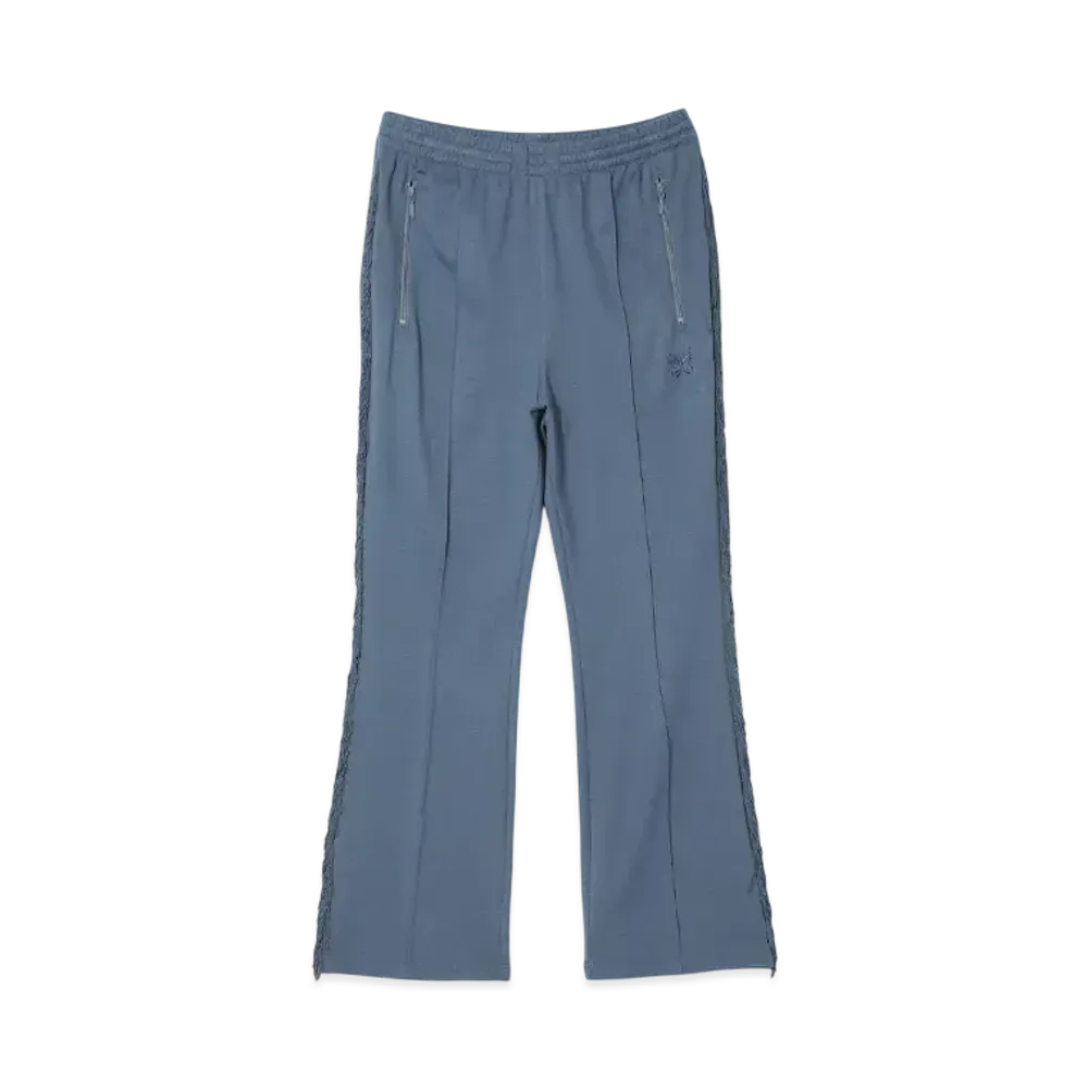 NEEDLES Fringe Boot-Cut Track Pant - Rayon Jersey "Blue"