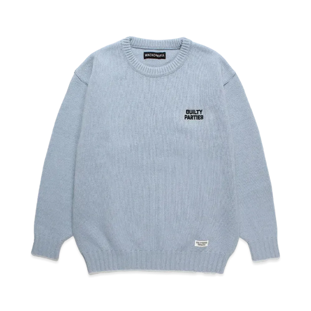 WACKO MARIA Classic Knit Sweater "Blue"