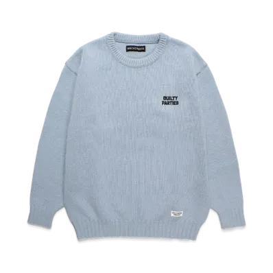 WACKO MARIA Classic Knit Sweater "Blue"