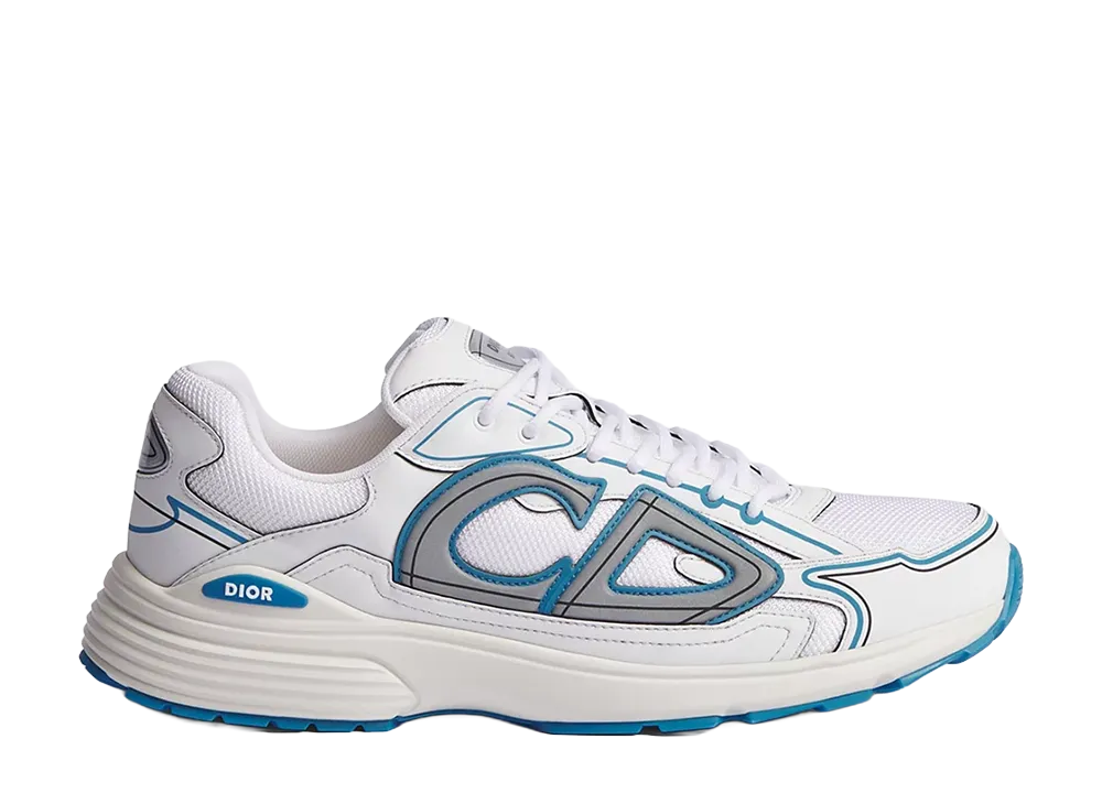 Dior B30 Countdown Sneaker Technical Mesh and Technical Fabric "White"
