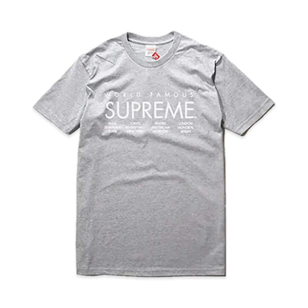 Supreme International Tee "Heather Grey"