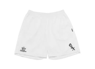 GOD SELECTION XXX GSX Logo Mesh Board shorts GX-S26-SP-04 "White"