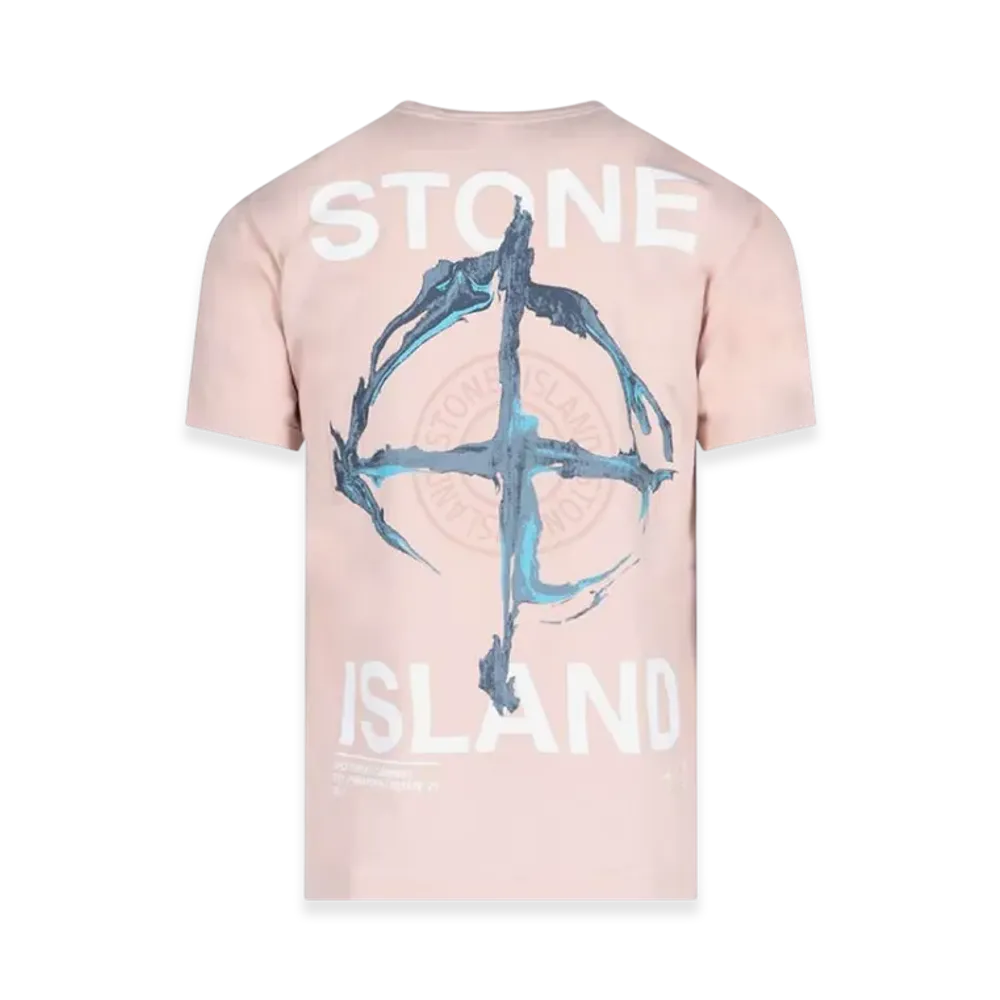 Stone Island 2NS85 Marble Three T-Shirt - 21SS "Antique Rose"