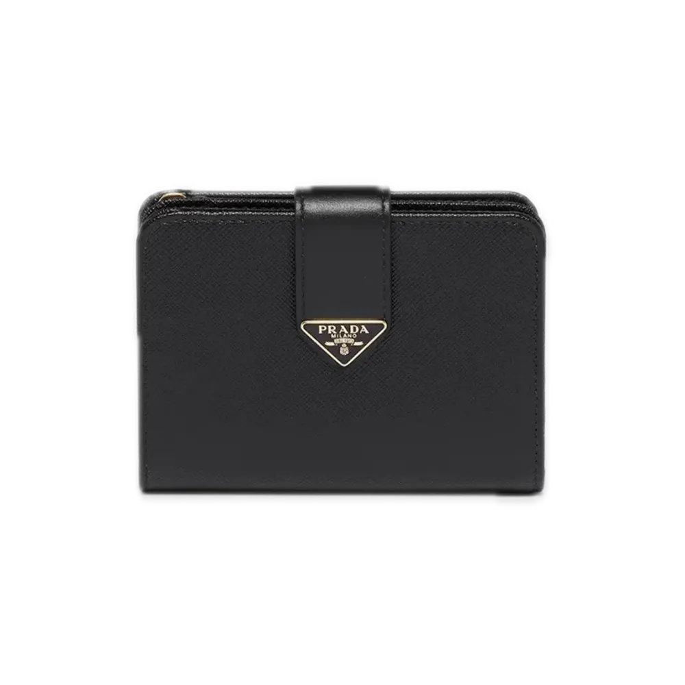 PRADA Saffiano Tab Wallet "Black"