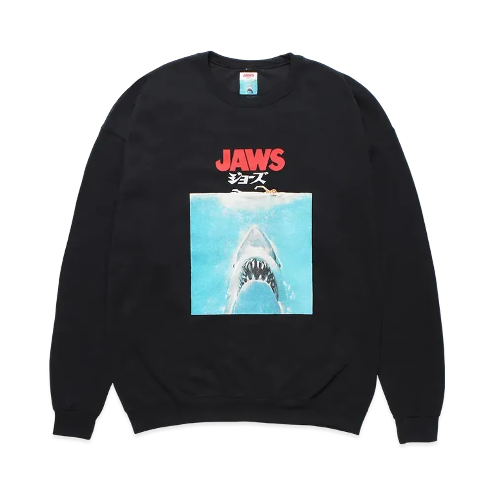 WACKO MARIA x Jaws Sweat Shirt "Black"