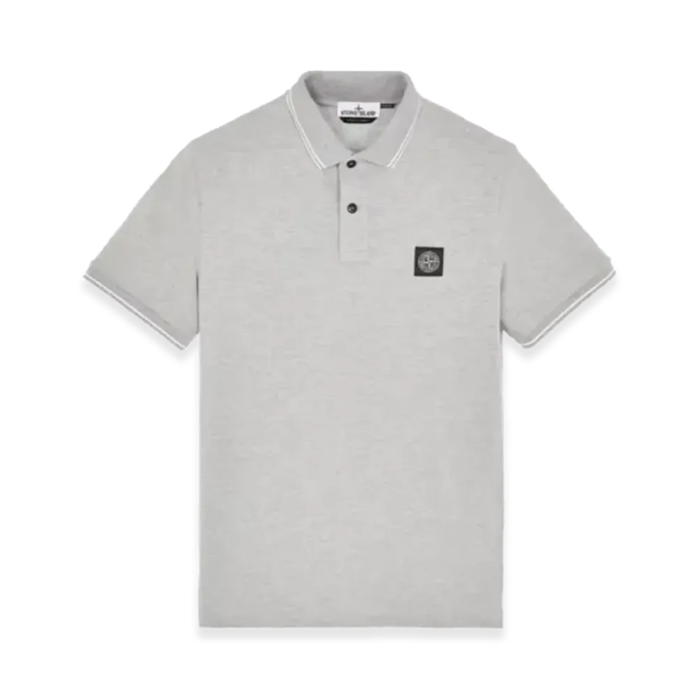 Stone Island Polo Shirt "Melange Grey"