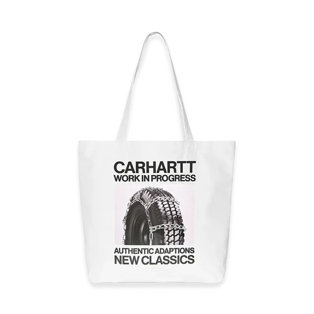 Carhartt WIP Canvas Graphic Tote "Sean Hamilton Print/White"