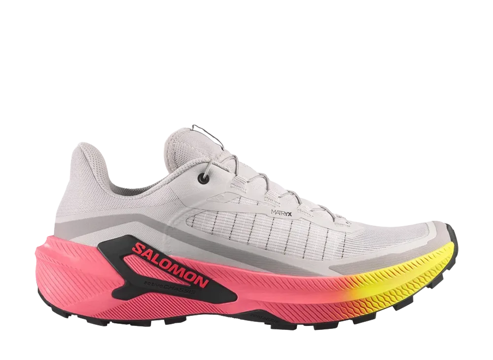Salomon Genesis 2 "Gray Violet/Safety Yellow/Neon Flame"