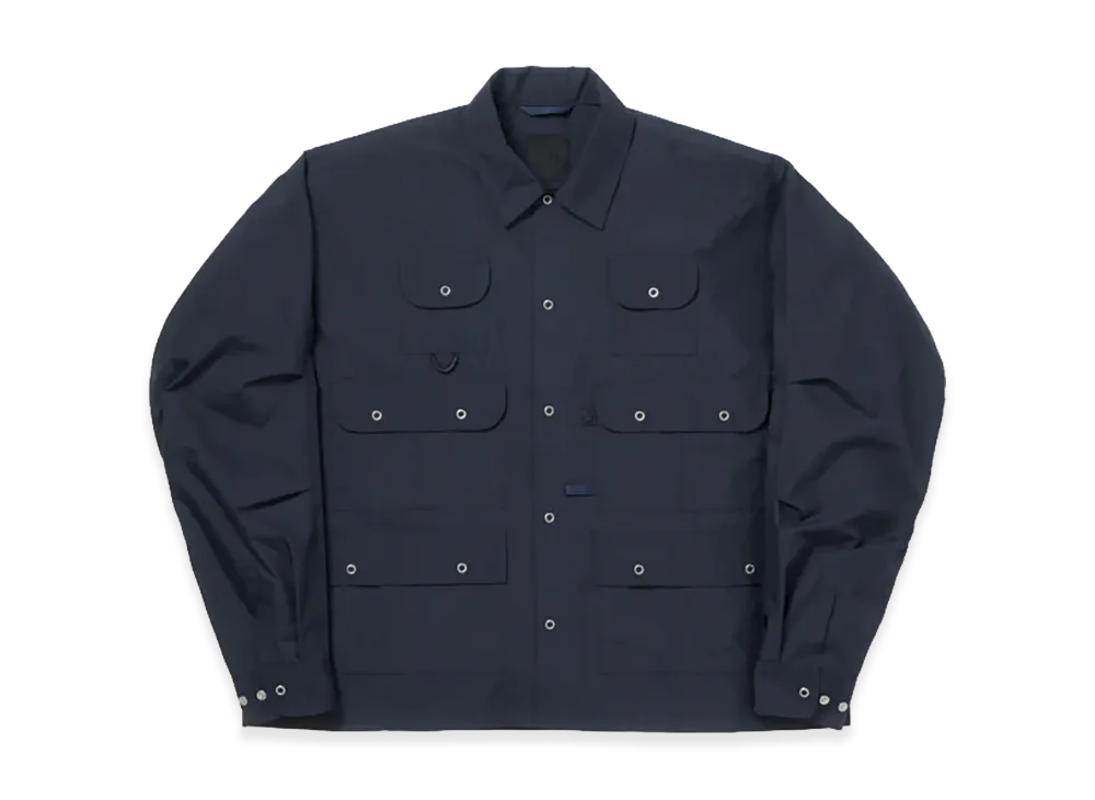 DAIWA PIER39 Tech Multi Fishing Pocket Shirt L/S Solid "Dark Navy"
