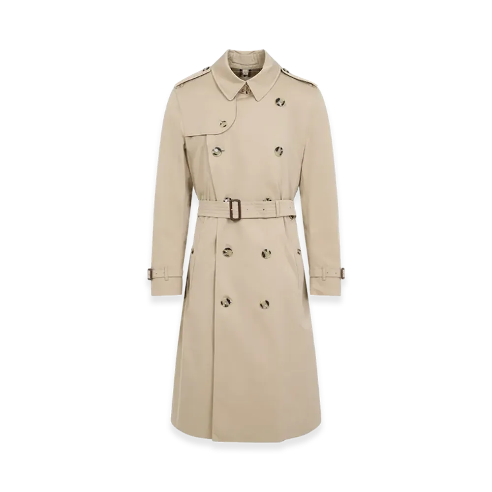 Burberry Kensington Long Cotton Trench "Beige"