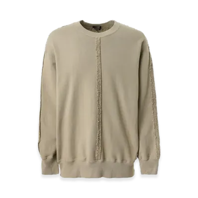 COMME des GARCONS HOMME Cotton Garment Dye Sweatshirt "Sand Beige"