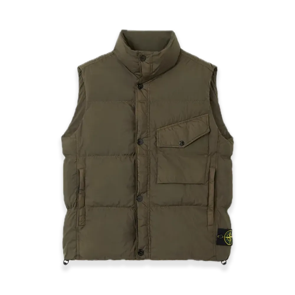 Stone Island G100003 Crinkle Reps NY Recycled Nylon "Military Green"