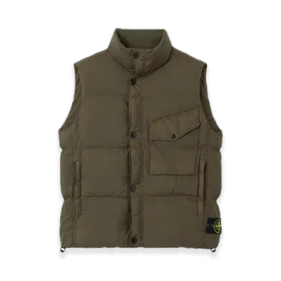 Stone Island G100003 Crinkle Reps NY Recycled Nylon "Military Green"