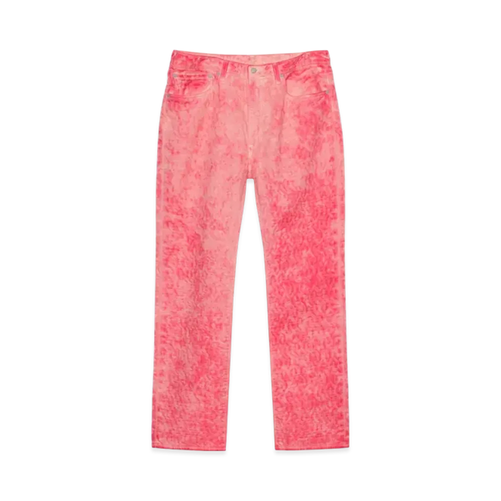 Stussy x Levi's Jacquard Jean "Pink"