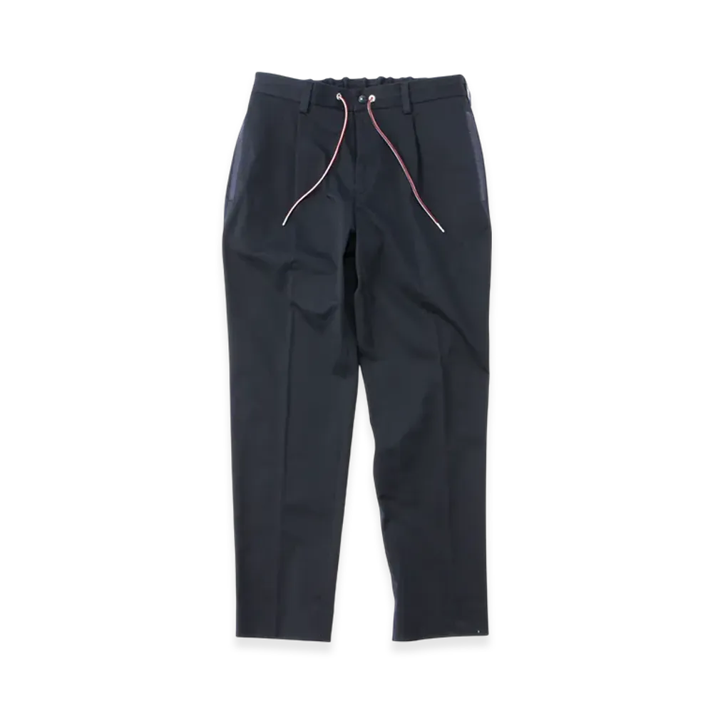 Moncler Men's Drawcord Long Pants "Navy"