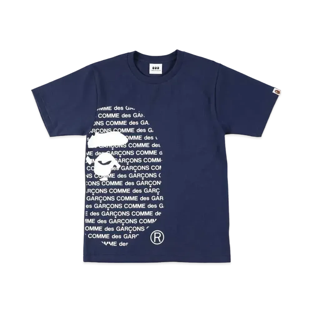 A BATHING APE CDG OSAKA TEE #2 "Navy"