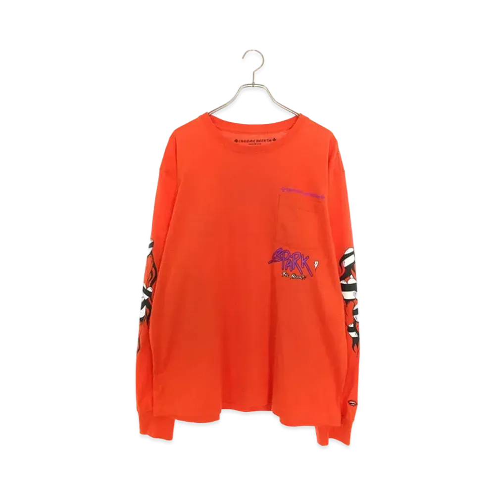 Chrome Hearts PPO Matty Boy Spark the Heart L/S T-Shirt "Red"