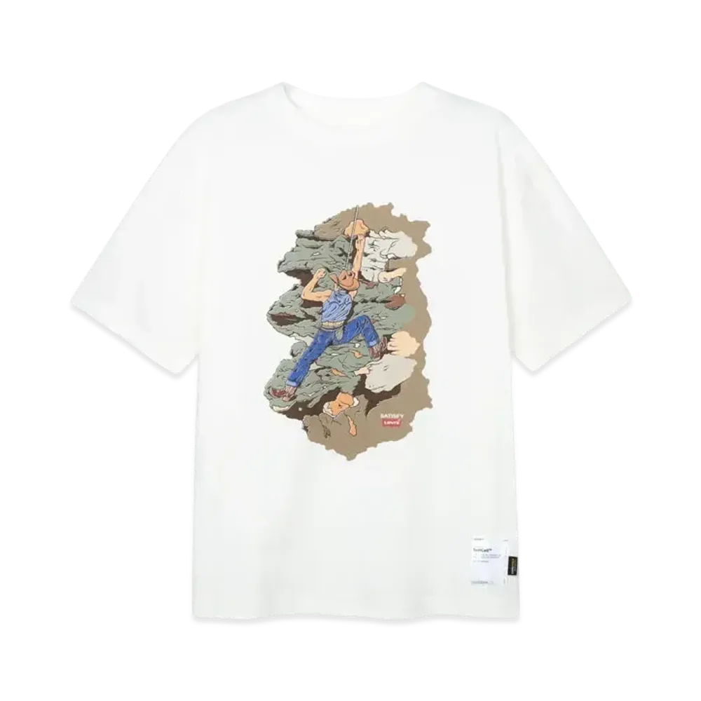 Levi's x SATISFY SoftCellTM Cordura® T‐Shirt "White"