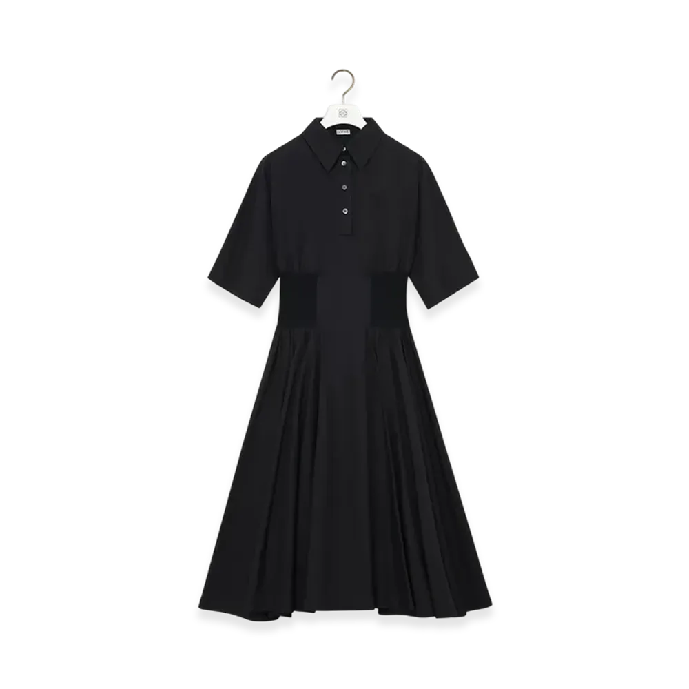 LOEWE Short-Sleeve Dress "Black"