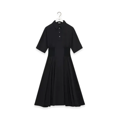 LOEWE Short-Sleeve Dress "Black"