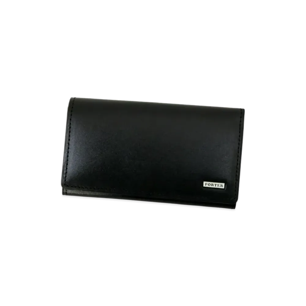 PORTER Sheen Key Case "Black"