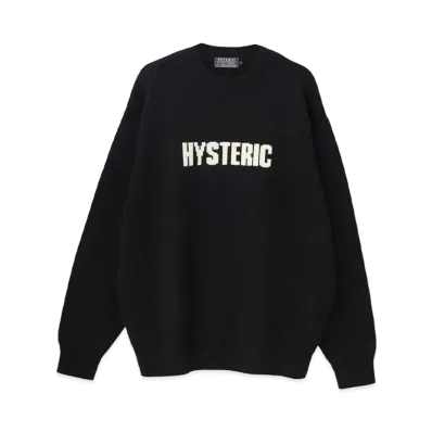 HYSTERIC GLAMOUR The Bad Girls Knit Sweater "Black"