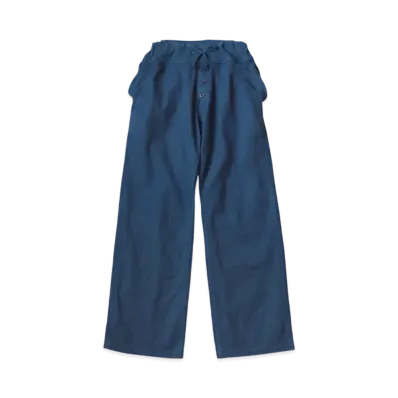 KAPITAL Thin Canvas Nouvelle Pants "Navy"