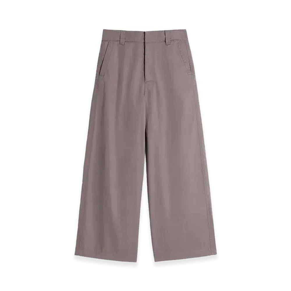 LEMAIRE Light Cotton Twill Straight Fit Pants "Purple Iris"