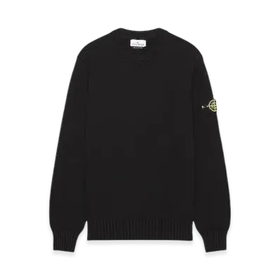 Stone Island 506A2 Winter Cotton Crewneck Knit - 23FW "Black"