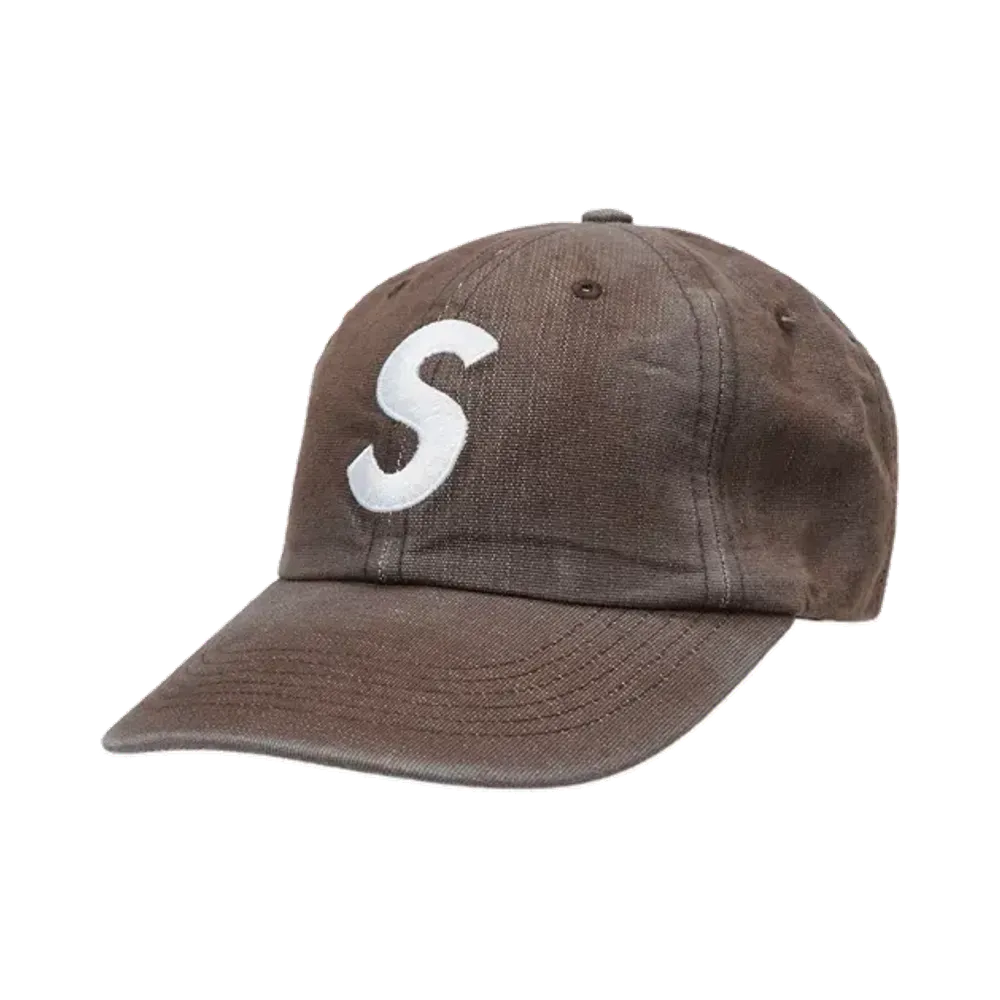 Supreme Cordura Denim S Logo 6-Panel "Brown"