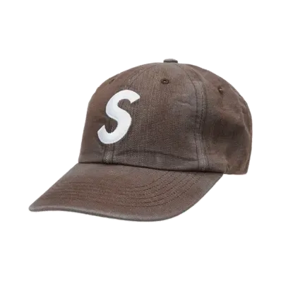 Supreme Cordura Denim S Logo 6-Panel "Brown"