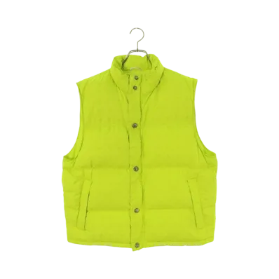 Chrome Hearts Stiff CH Plus All Over Pattern Crossball Button Nylon Down Vest "Light Green"