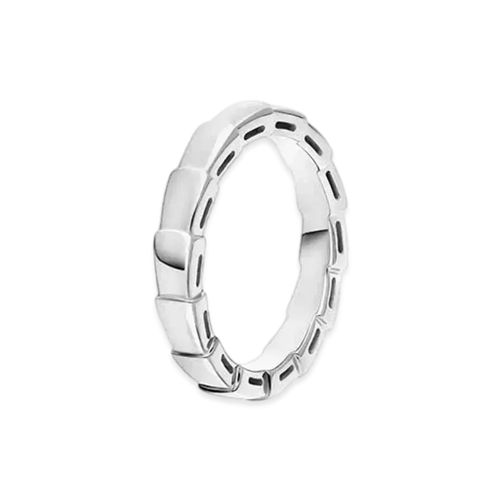 BVLGARI Serpenti Viper Ring 18K "White Gold"