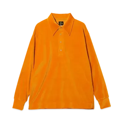 NEEDLES Pullover Shirt - Velour Jersey "Orange"