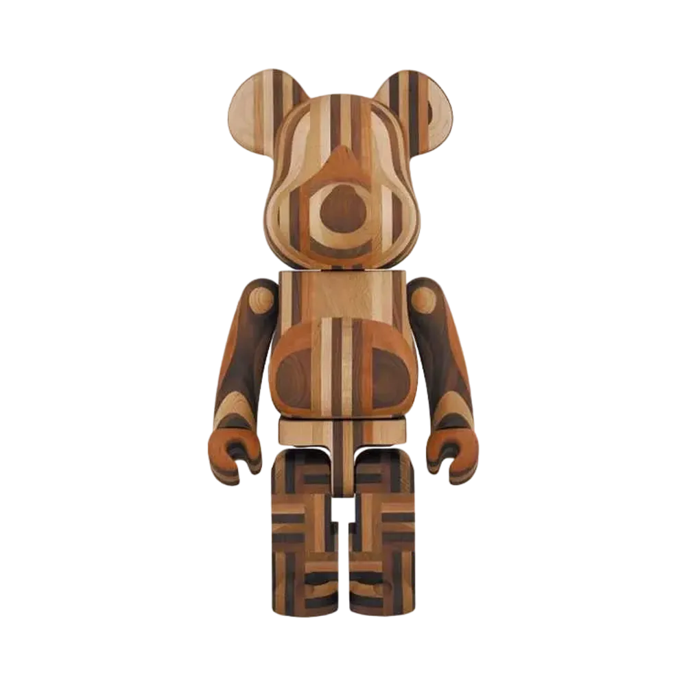 Bearbrick Karimoku Yosegi 1000%