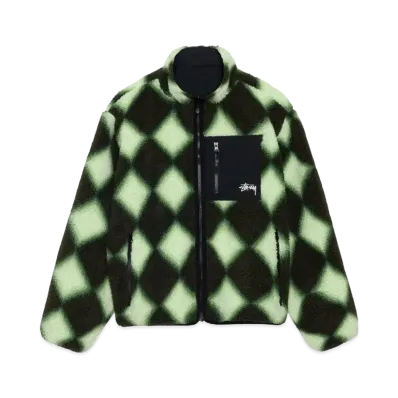 Stussy Sherpa Reversible Jacket "Green"