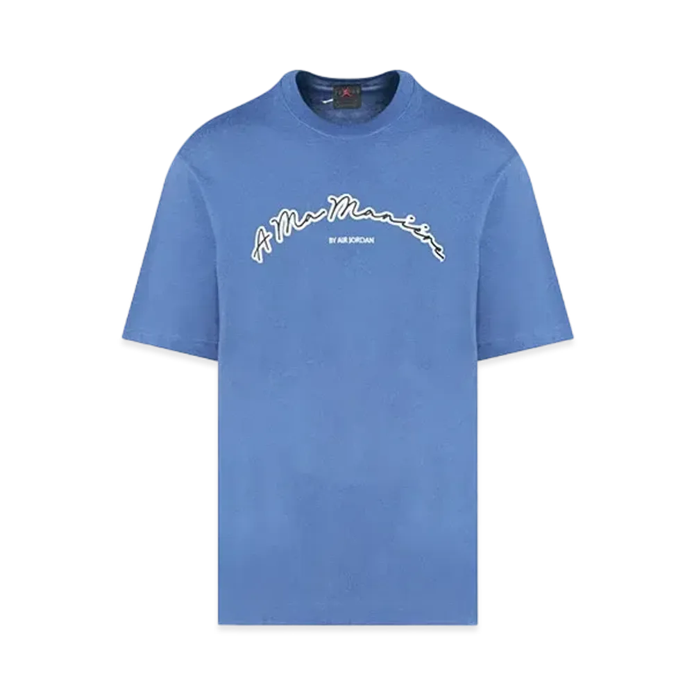 Jordan x A MA MANIÉRE Short Sleeve T-shirt "Blue"