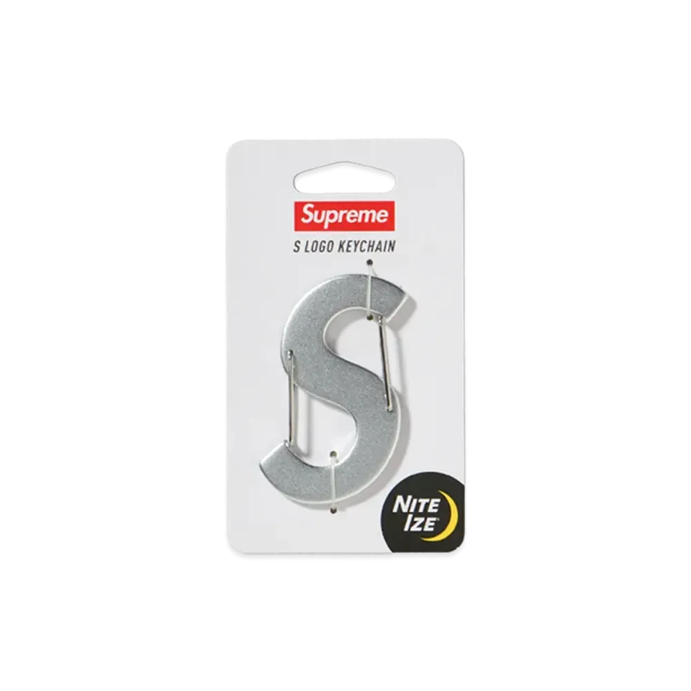 Supreme x Nite Ize S Logo Keychain 