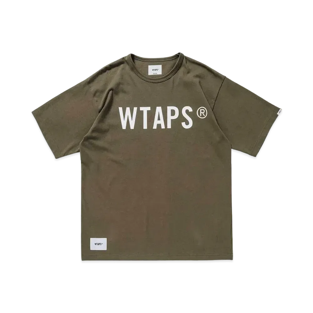 WTAPS Banner SS Cotton "Olive Drab"