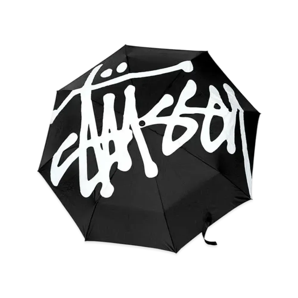Stussy BIG LOGO UMBRELLA "Black"