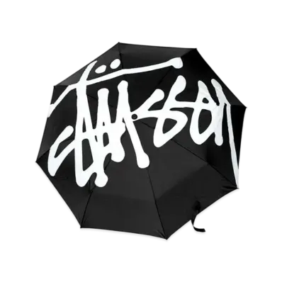 Stussy BIG LOGO UMBRELLA "Black"