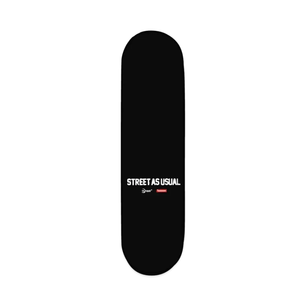 Supreme x WTAPS Sic'em! Skateboard "Black"