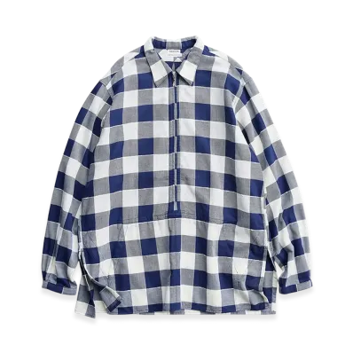 NICENESS Gigli Long Zip Pullover Shirt "Navy"
