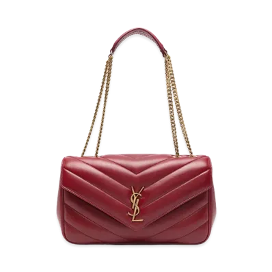 Saint Laurent Women's Medium "Loulou" Bag "Carmine"