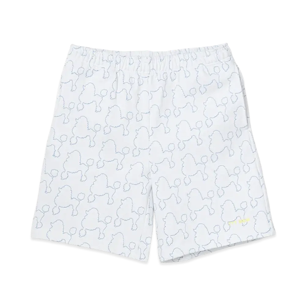 TTTMSW Dog Embroidery Half Pants "White"
