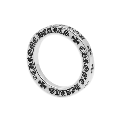 Chrome Hearts Spacer Ring FUCK YOU 3mm Las Vegas Exclusive "Silver"